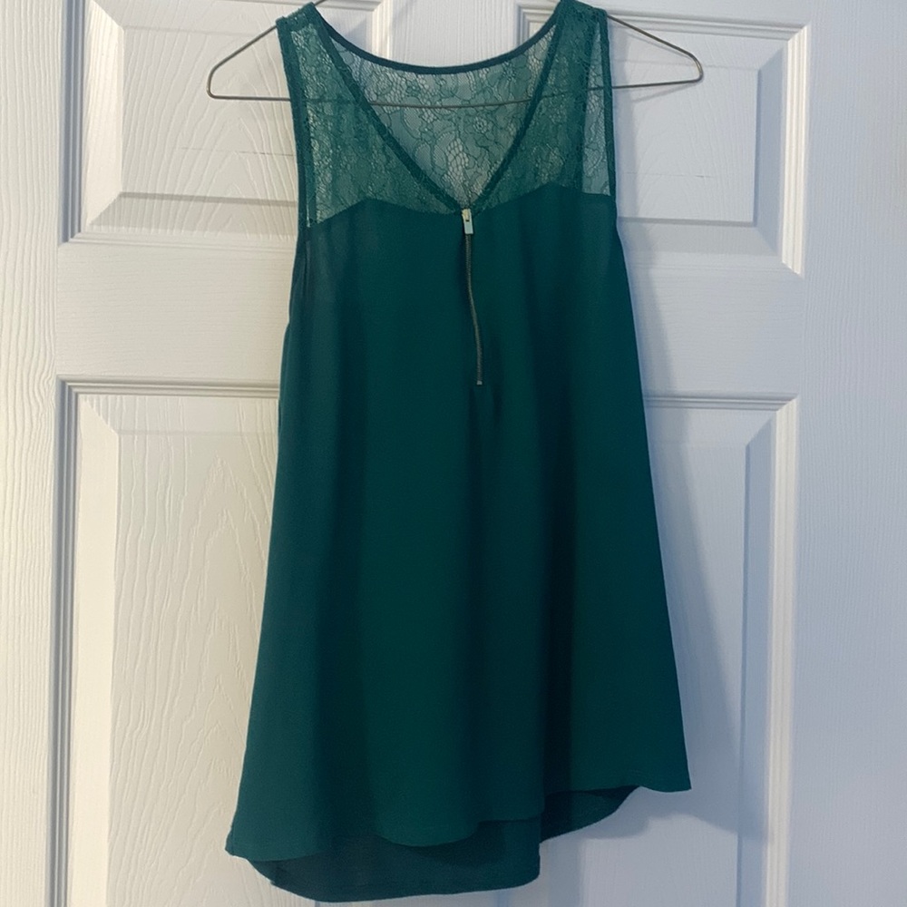 Racerback womens blouse